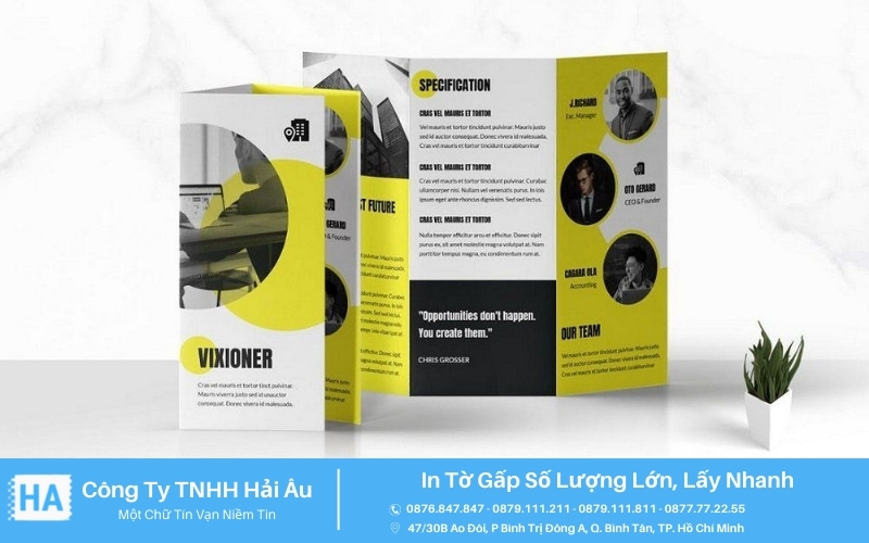 băng keo hải ân in tờ gấp