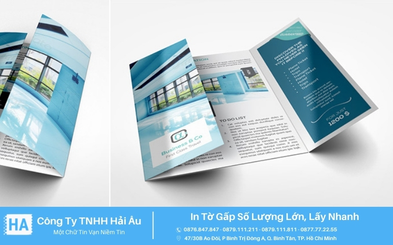 in tờ gấp