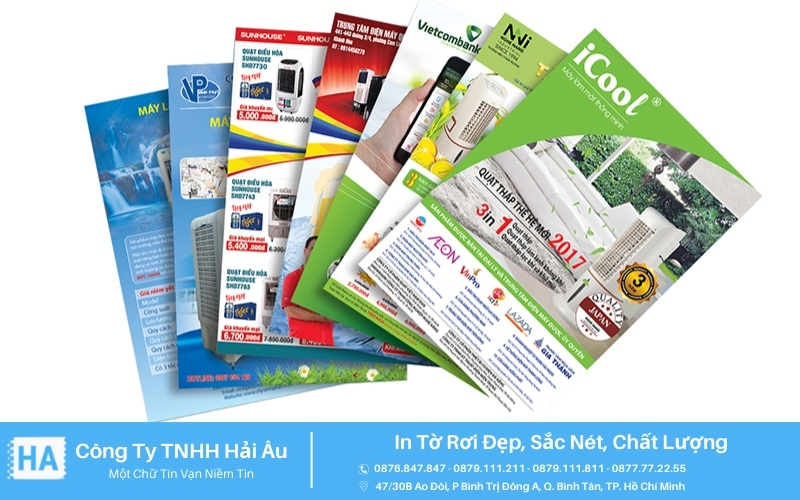 quy trình in tờ rơi